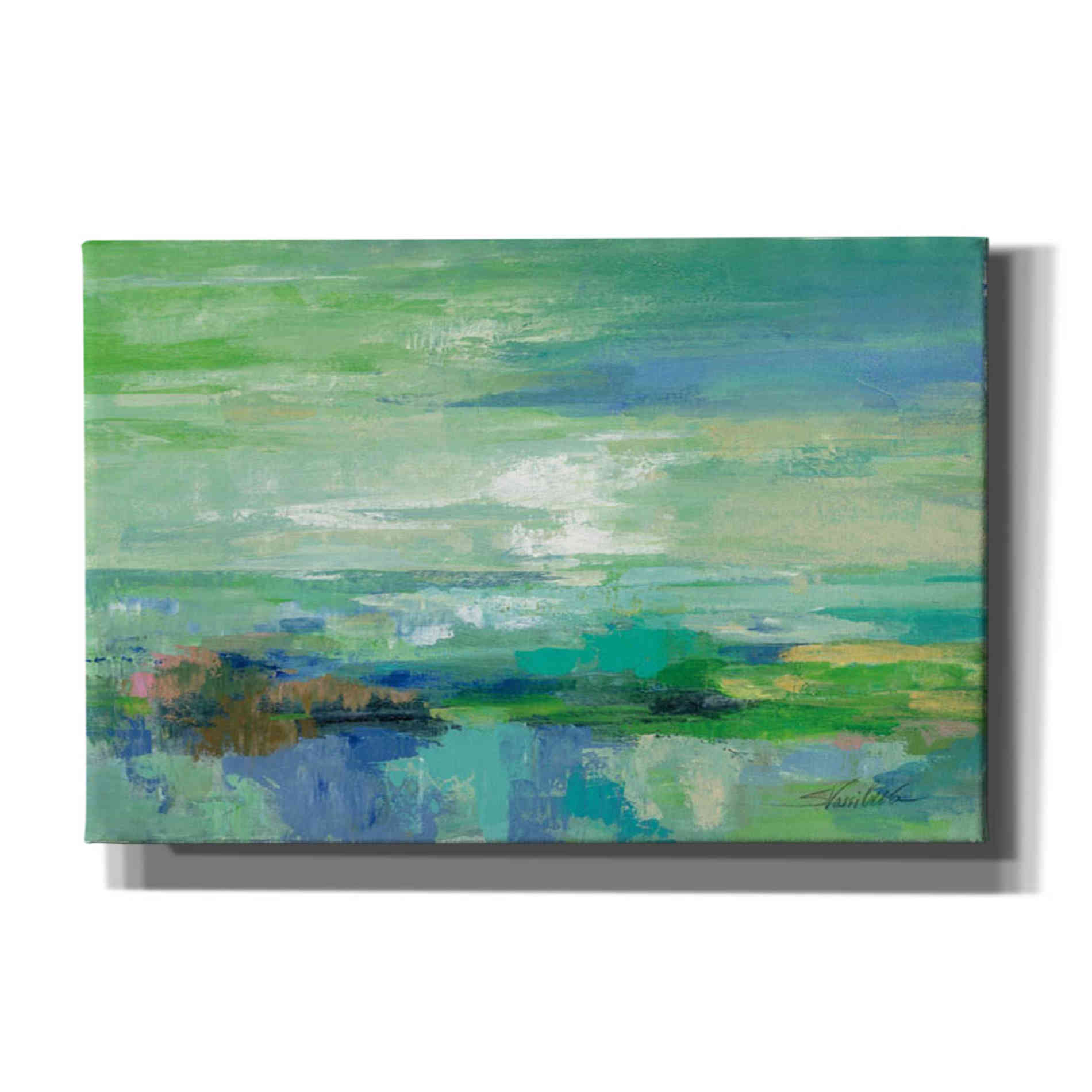"Emerald Bay" by Silvia Vassileva, Canvas Wall Art,Size A Landscape