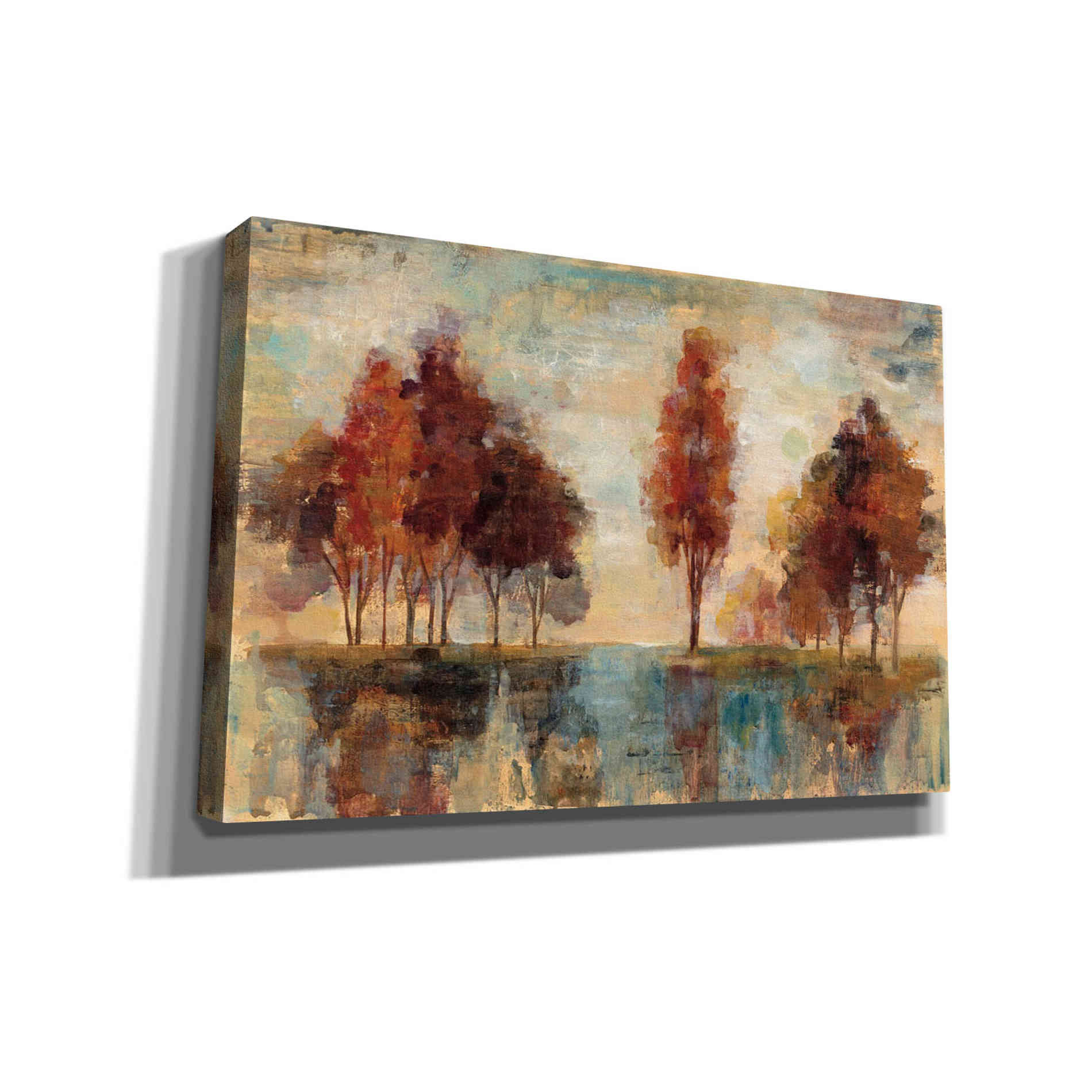 "Field and Forest" by Silvia Vassileva, Canvas Wall Art,Size A Landscape