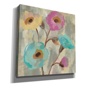 'Fog and Flowers II' by Silvia Vassileva, Canvas Wall Art,Size 1 Square