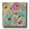 'Fog and Flowers II' by Silvia Vassileva, Canvas Wall Art,Size 1 Square