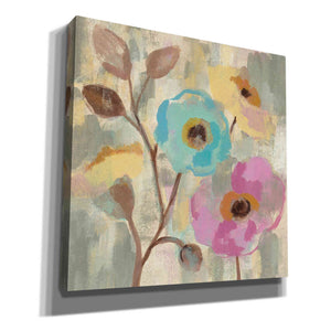 'Fog and Flowers III' by Silvia Vassileva, Canvas Wall Art,Size 1 Square
