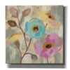 'Fog and Flowers III' by Silvia Vassileva, Canvas Wall Art,Size 1 Square