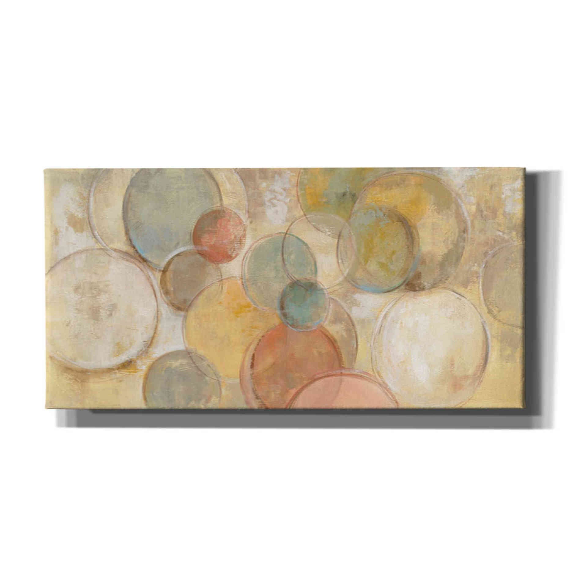 "Fresco Bubbles" by Silvia Vassileva, Canvas Wall Art,Size 2 Landscape