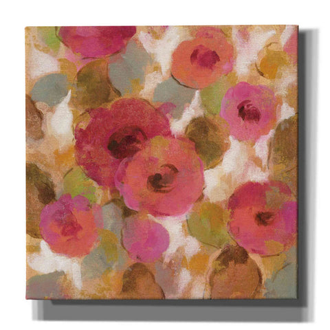 Image of 'Glorious Pink Floral II' by Silvia Vassileva, Canvas Wall Art,Size 1 Square