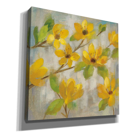Image of 'Golden Bloom II' by Silvia Vassileva, Canvas Wall Art,Size 1 Square