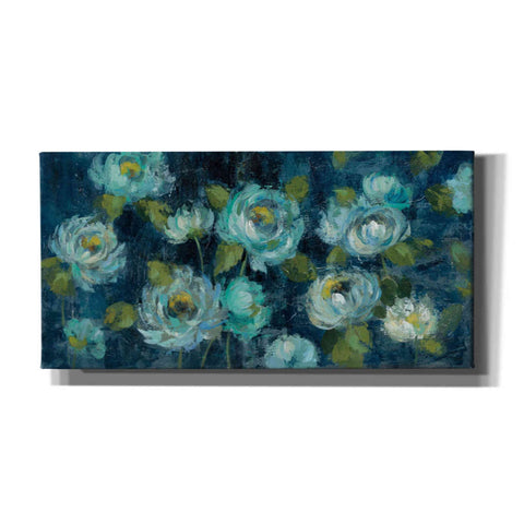 Image of "Indigo Mums" by Silvia Vassileva, Canvas Wall Art,Size 2 Landscape