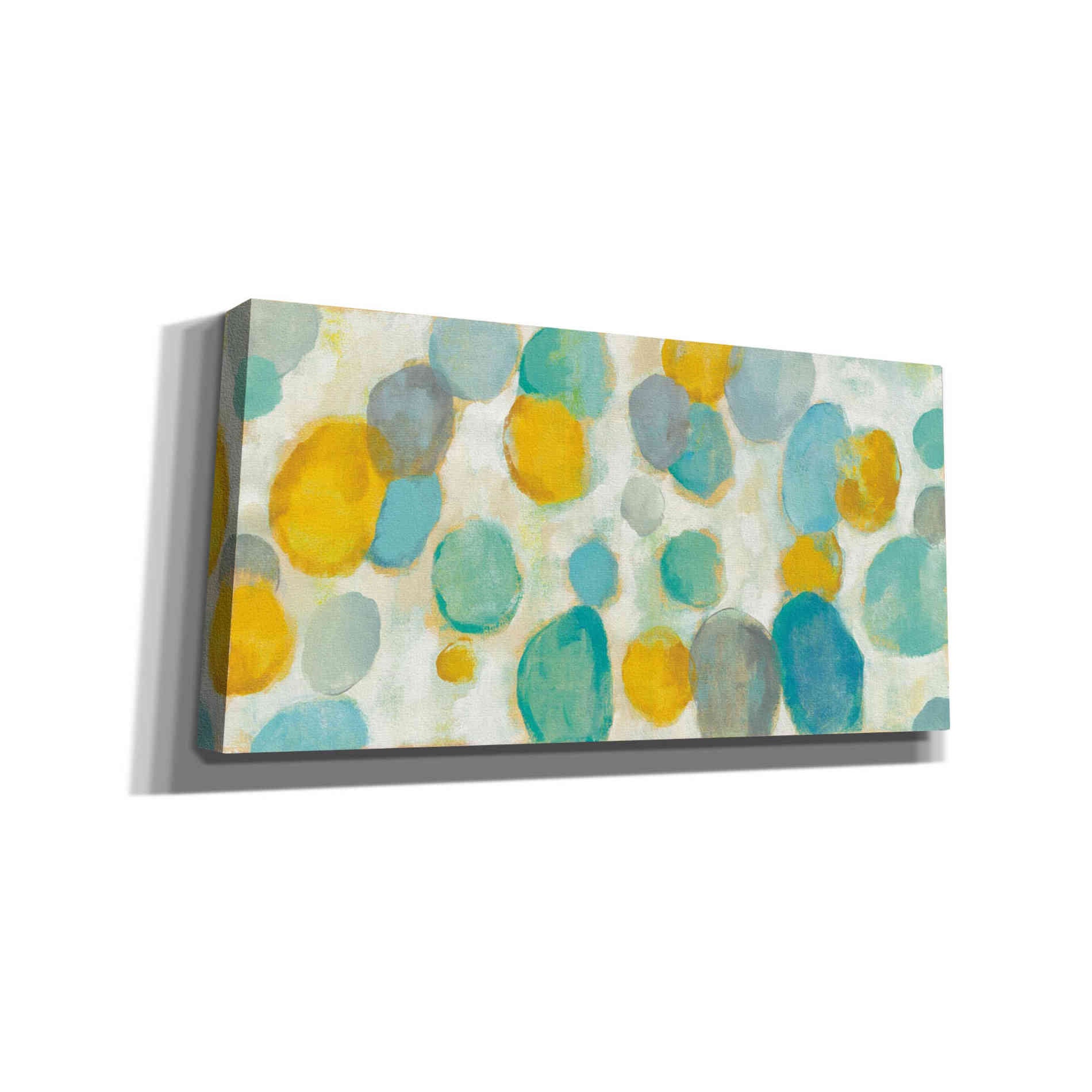 "Painted Pebbles" by Silvia Vassileva, Canvas Wall Art,Size 2 Landscape