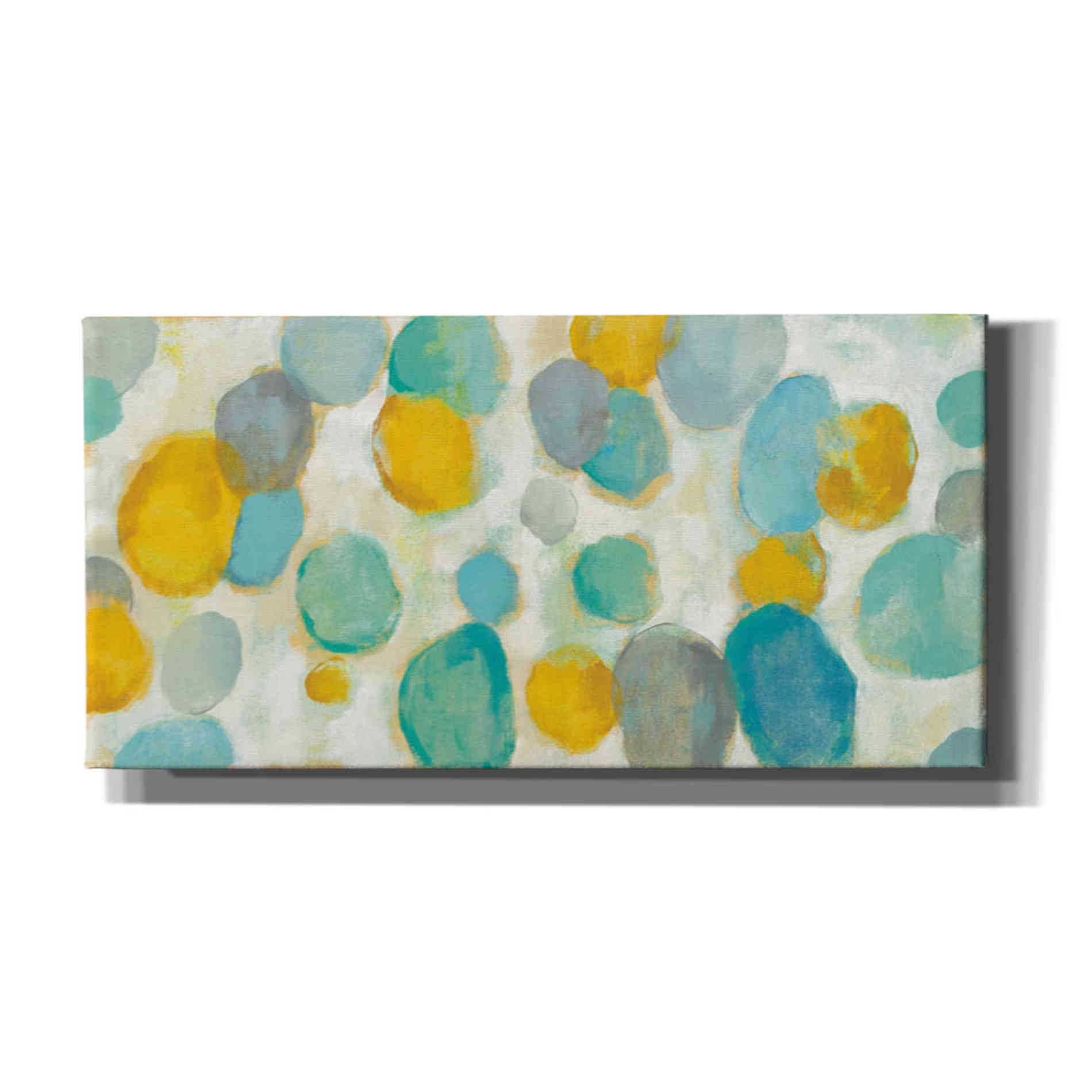 "Painted Pebbles" by Silvia Vassileva, Canvas Wall Art,Size 2 Landscape