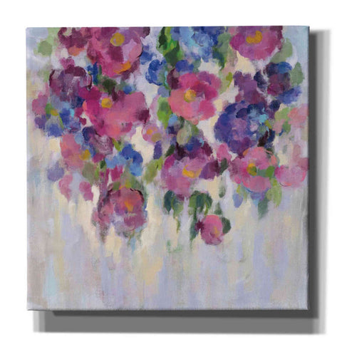 Image of 'Pink and Blue I' by Silvia Vassileva, Canvas Wall Art,Size 1 Square