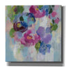 'Pink and Blue II' by Silvia Vassileva, Canvas Wall Art,Size 1 Square