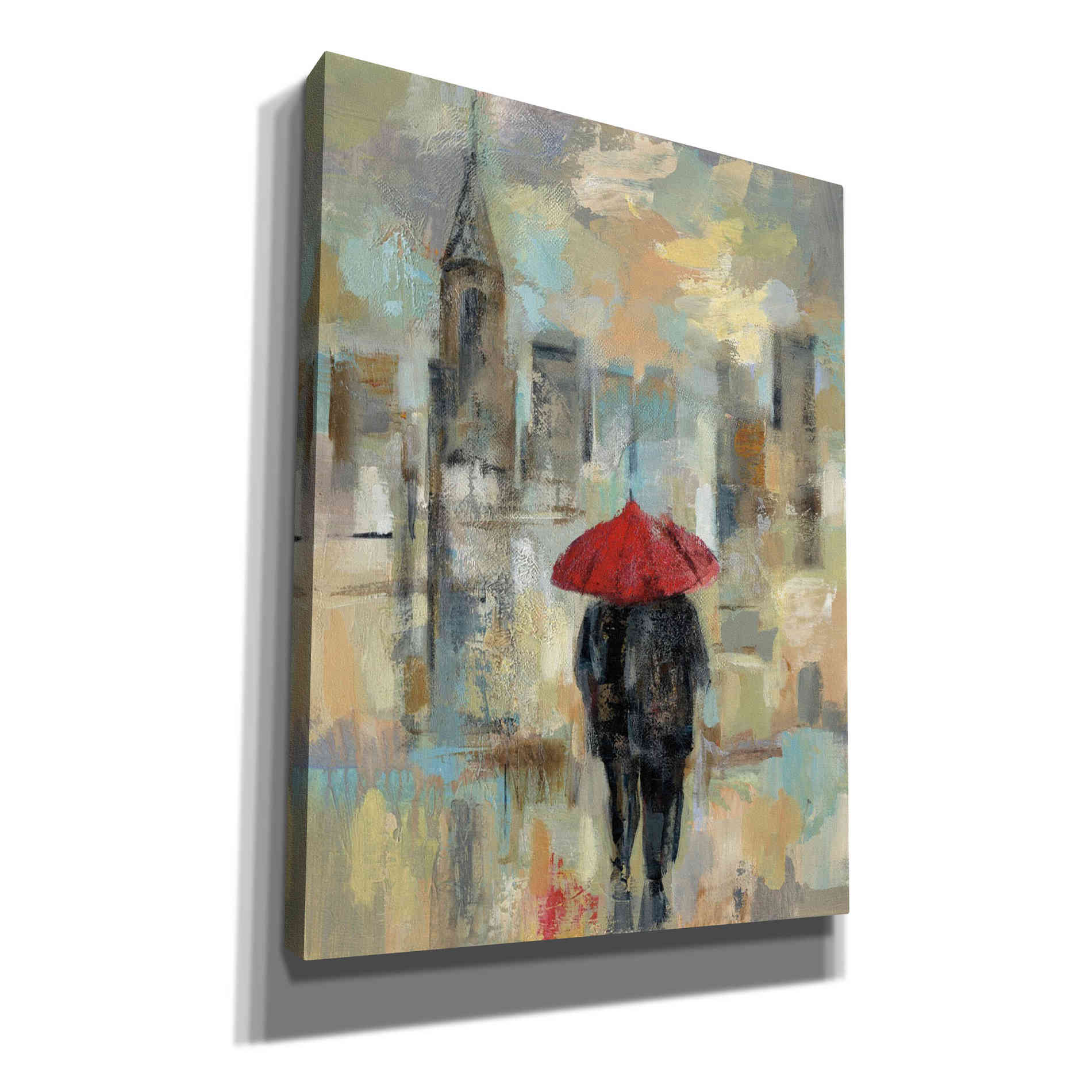 "Rain in the City I" by Silvia Vassileva, Canvas Wall Art,Size B Portrait
