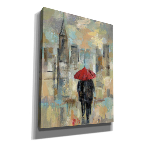 Image of "Rain in the City I" by Silvia Vassileva, Canvas Wall Art,Size B Portrait