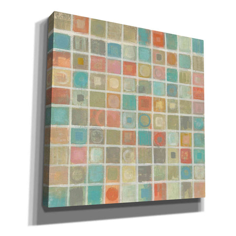 Image of 'Sea Glass Mosaic' by Silvia Vassileva, Canvas Wall Art,Size 1 Square
