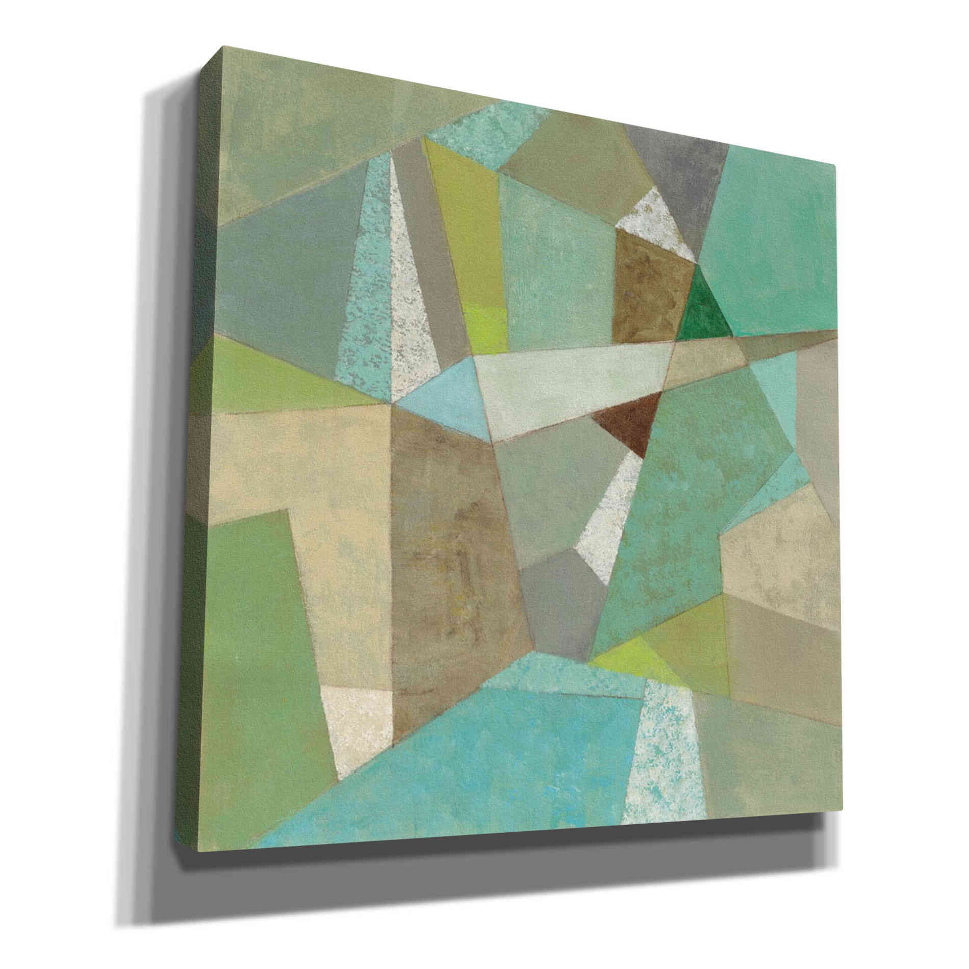 'Spa Geo Metric' by Silvia Vassileva, Canvas Wall Art,Size 1 Square