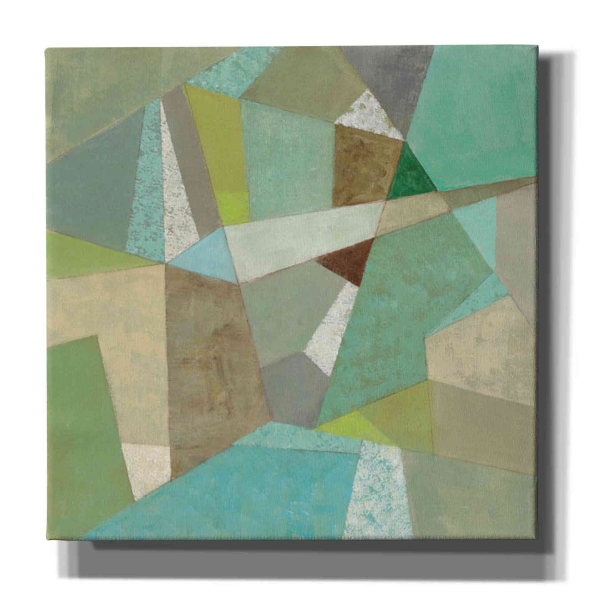 'Spa Geo Metric' by Silvia Vassileva, Canvas Wall Art,Size 1 Square