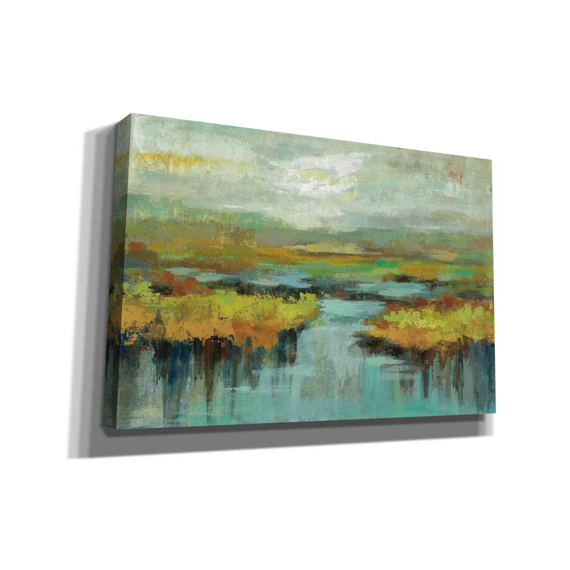 "Spring Landscape" by Silvia Vassileva, Canvas Wall Art,Size A Landscape
