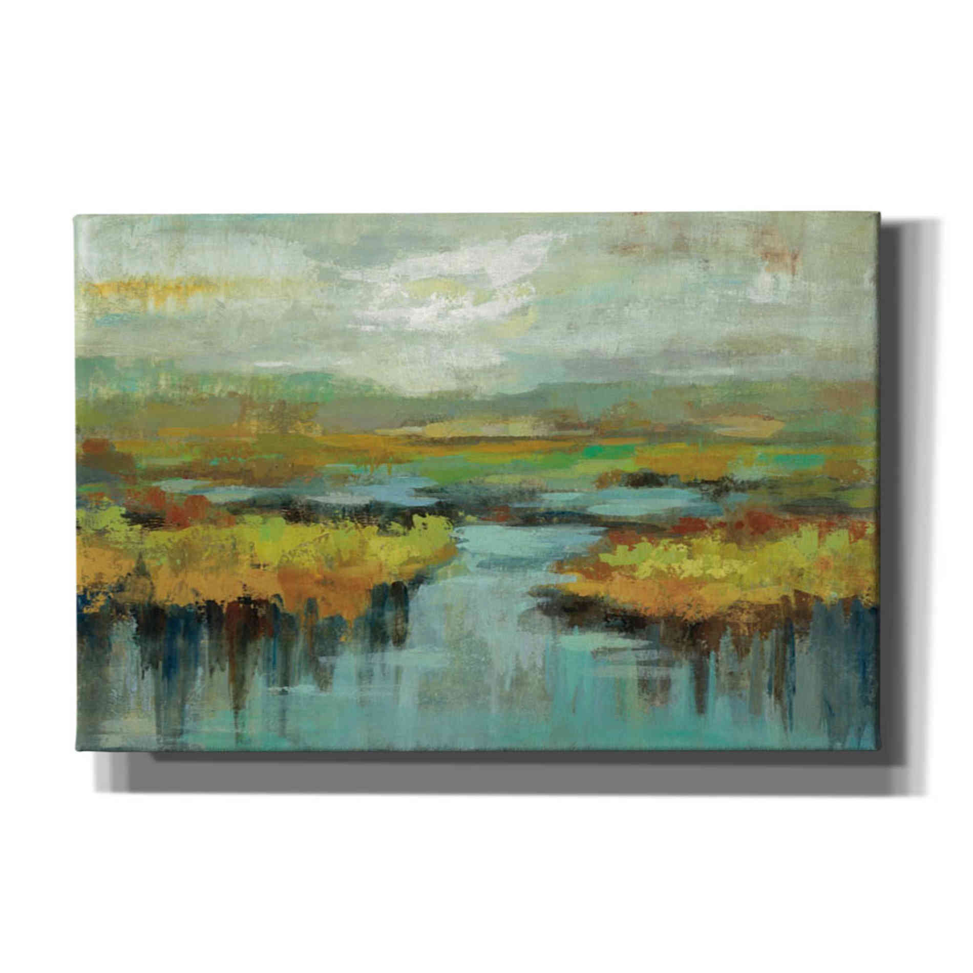 "Spring Landscape" by Silvia Vassileva, Canvas Wall Art,Size A Landscape