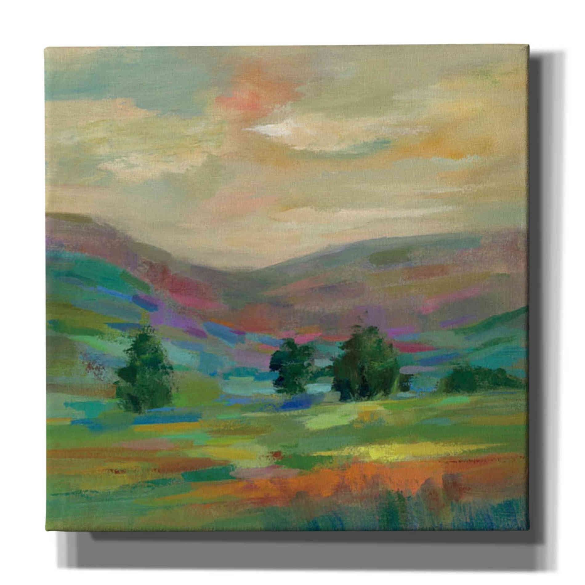 'Summer Hues' by Silvia Vassileva, Canvas Wall Art,Size 1 Square