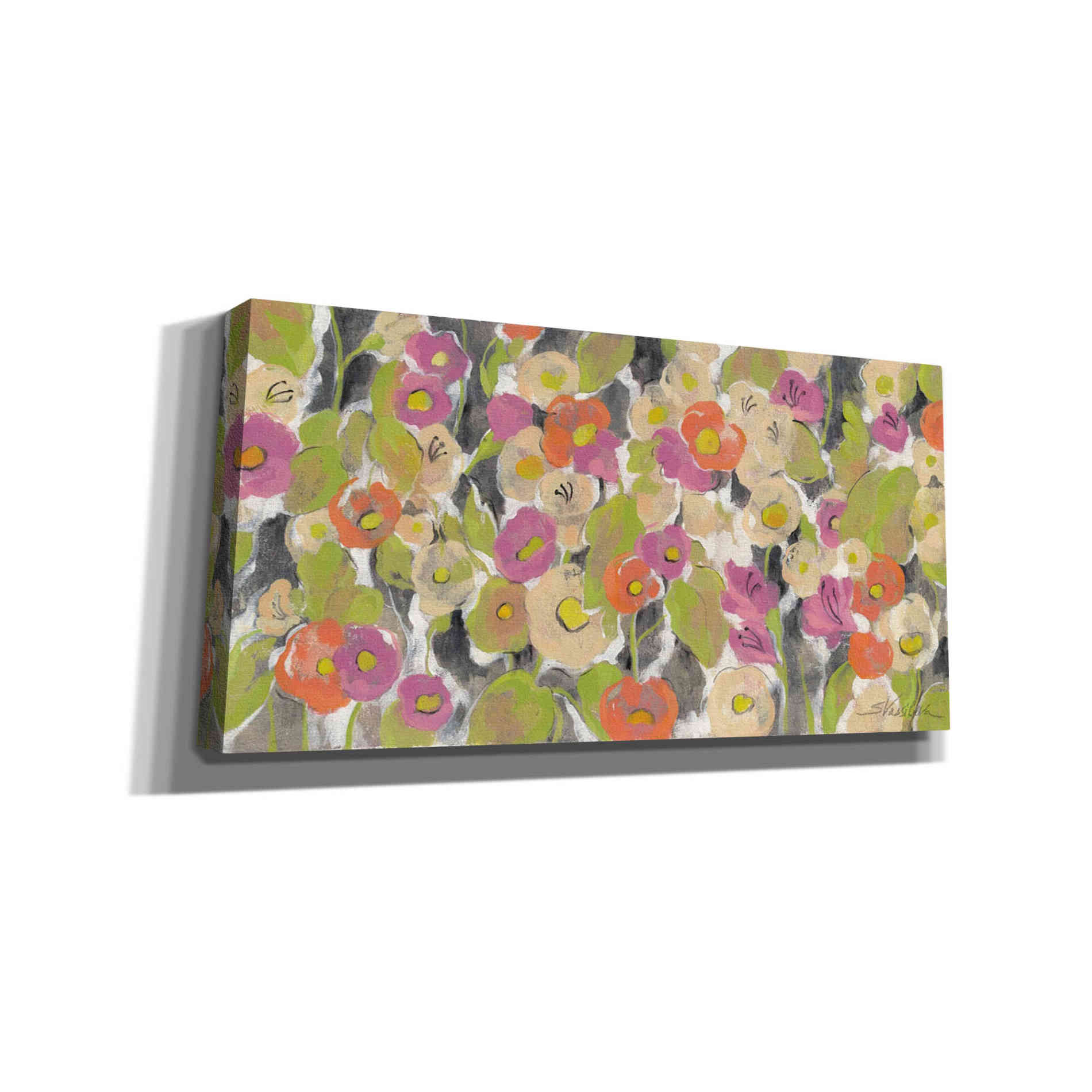"Velvety Florals" by Silvia Vassileva, Canvas Wall Art,Size 2 Landscape