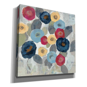 'Winter Flowers II' by Silvia Vassileva, Canvas Wall Art,Size 1 Square