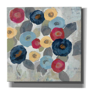 'Winter Flowers II' by Silvia Vassileva, Canvas Wall Art,Size 1 Square