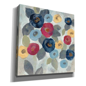 'Winter Flowers III' by Silvia Vassileva, Canvas Wall Art,Size 1 Square