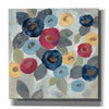 'Winter Flowers III' by Silvia Vassileva, Canvas Wall Art,Size 1 Square