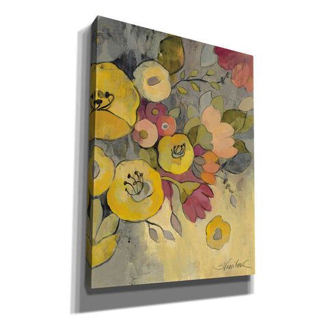 Image of "Yellow Floral Duo I" by Silvia Vassileva, Canvas Wall Art,Size B Portrait