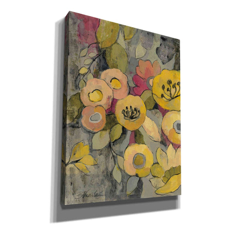 Image of "Yellow Floral Duo II" by Silvia Vassileva, Canvas Wall Art,Size B Portrait