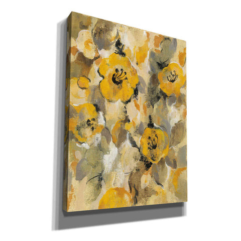 Image of "Yellow Floral I" by Silvia Vassileva, Canvas Wall Art,Size C Portrait
