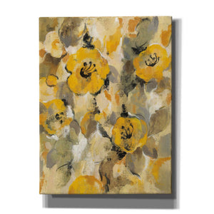 "Yellow Floral I" by Silvia Vassileva, Canvas Wall Art,Size C Portrait