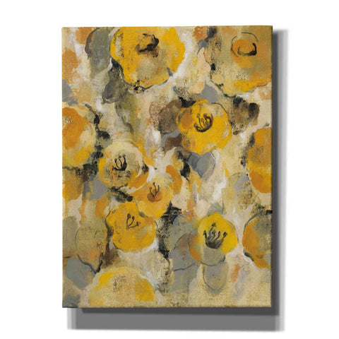 Image of "Yellow Floral II" by Silvia Vassileva, Canvas Wall Art,Size C Portrait