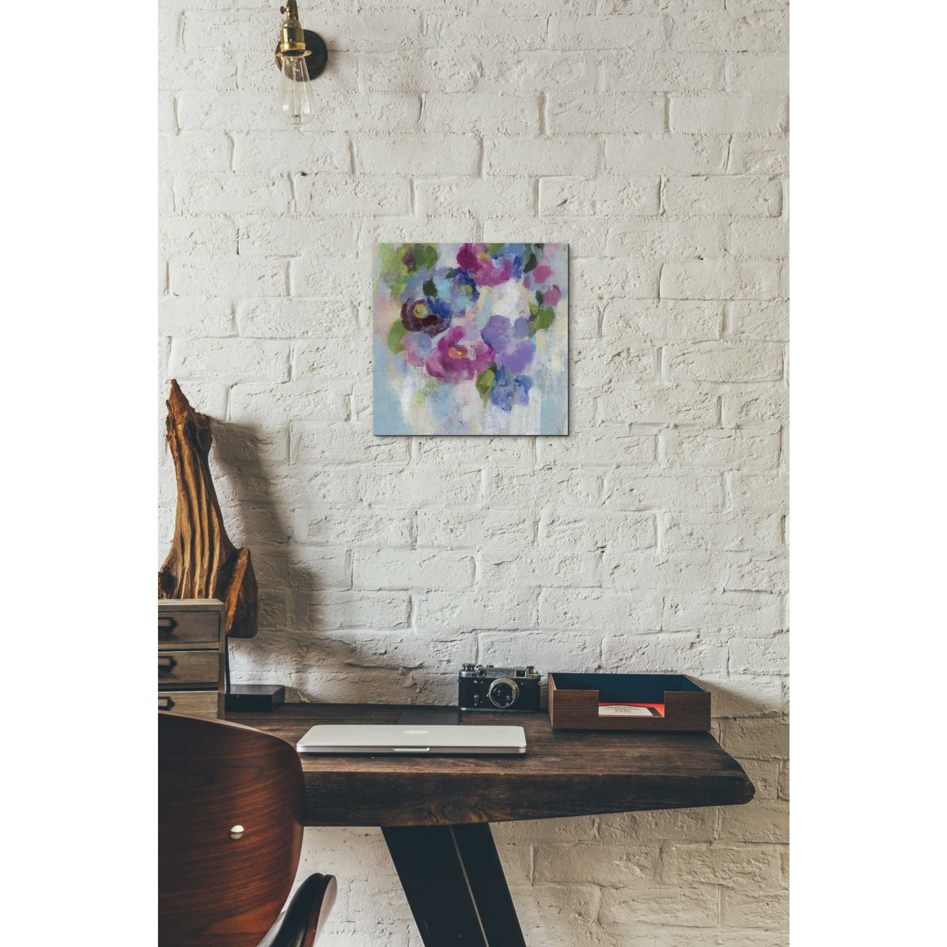 'Pink and Blue II' by Silvia Vassileva, Canvas Wall Art,12 x 12