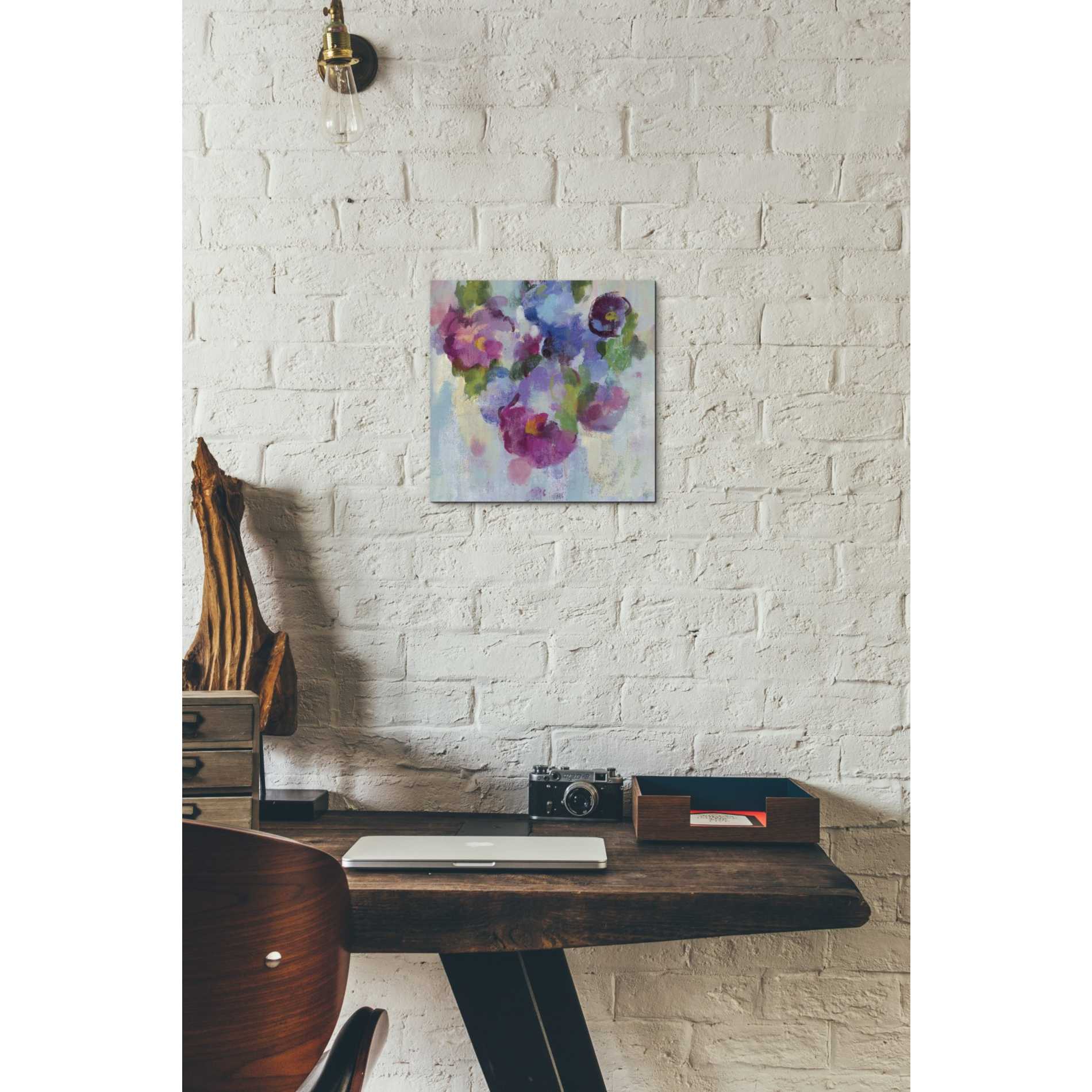 'Pink and Blue III' by Silvia Vassileva, Canvas Wall Art,12 x 12