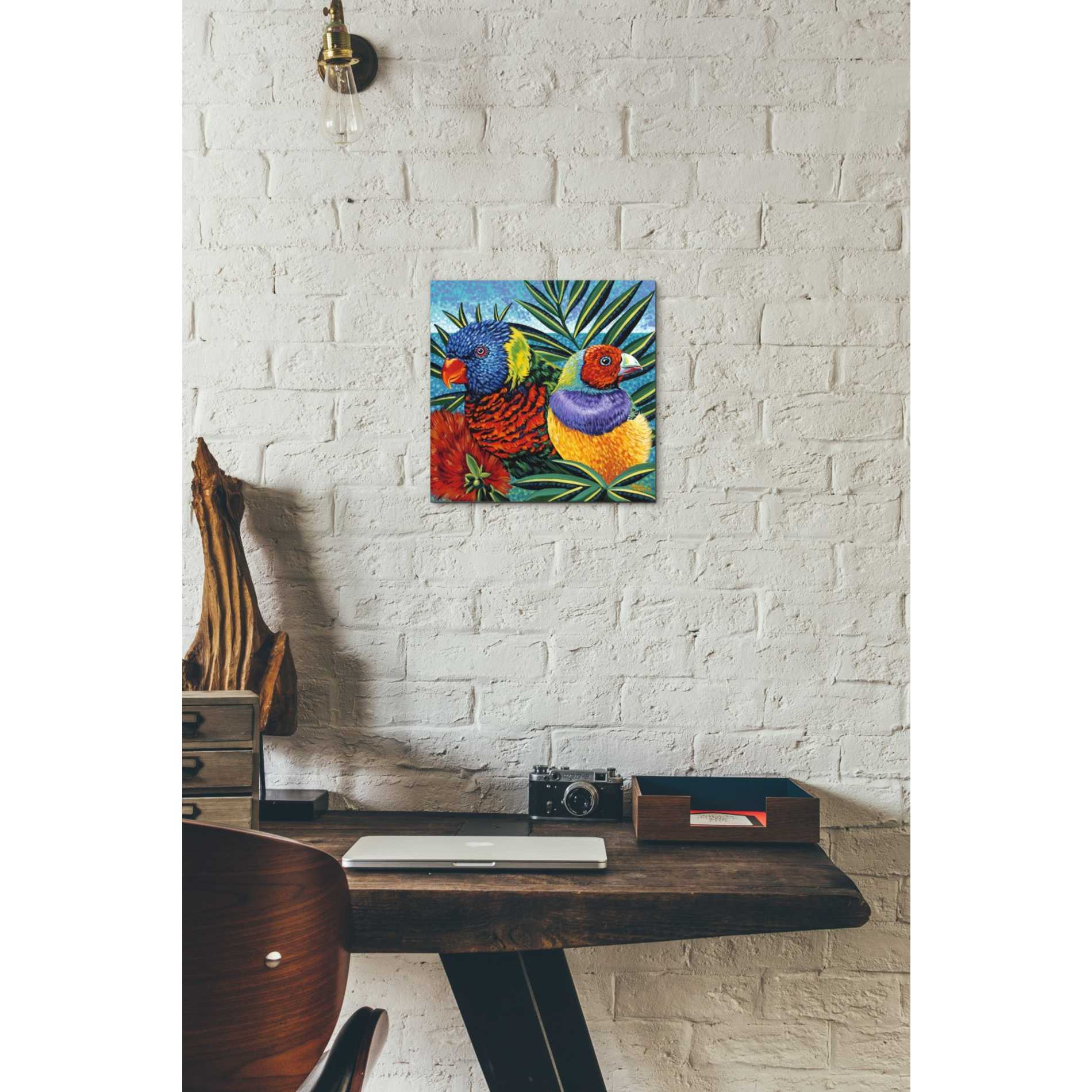 'Birds in Paradise II' by Carolee Vitaletti, Giclee Canvas Wall Art