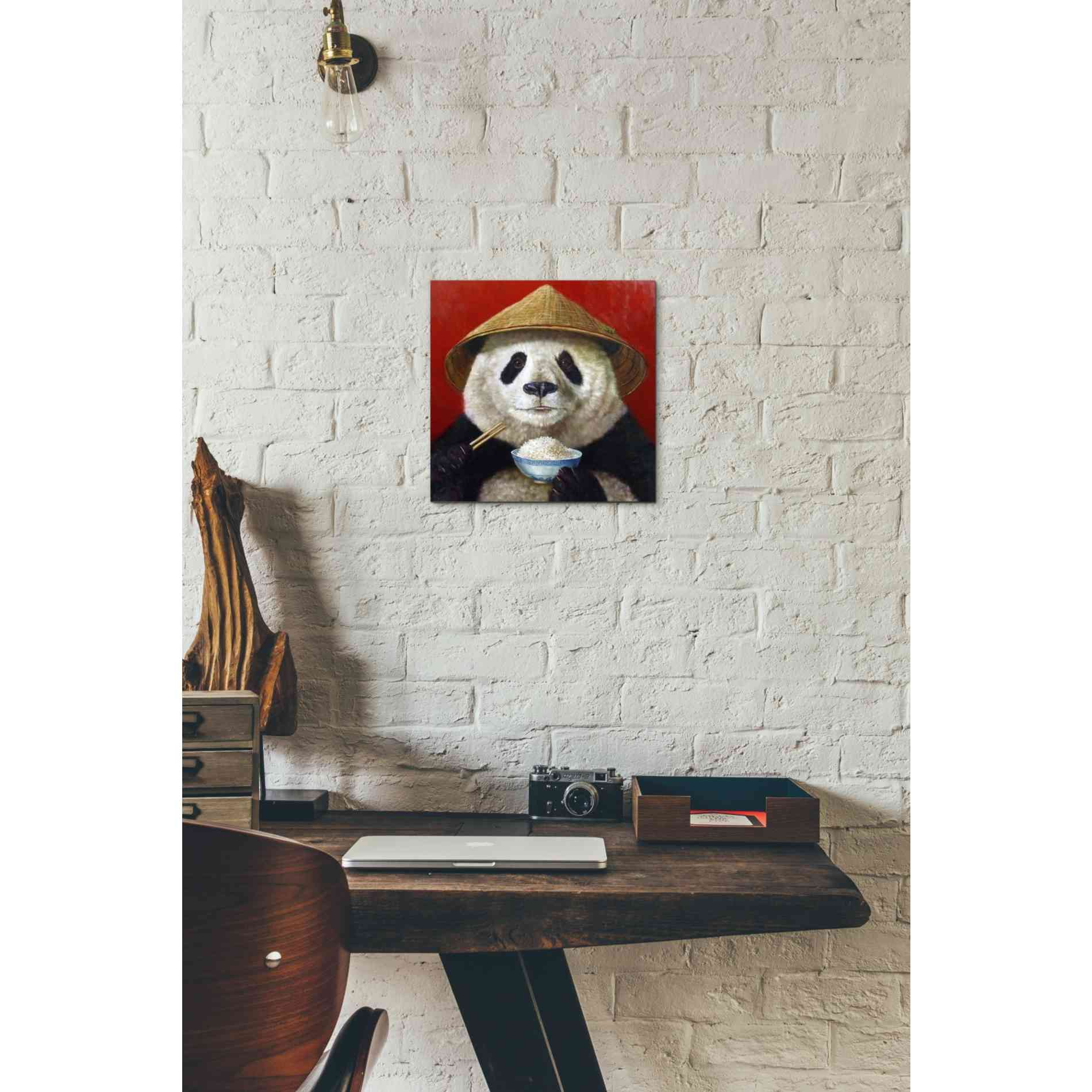 'Panda' by Lucia Heffernan, Canvas Wall Art,12 x 12