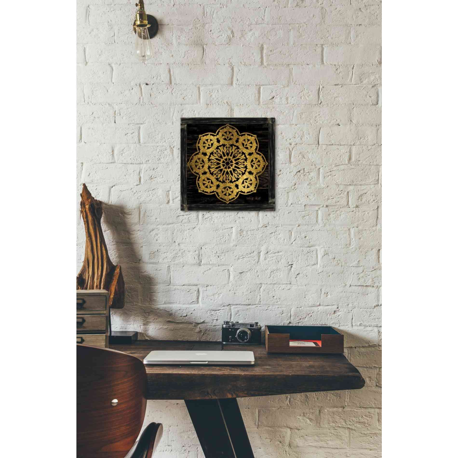 'Gold Mandala I' by Cindy Jacobs, Canvas Wall Art,12 x 12
