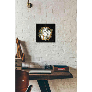 'Gold Geometric Hexagon' by Cindy Jacobs, Giclee Canvas Wall Art