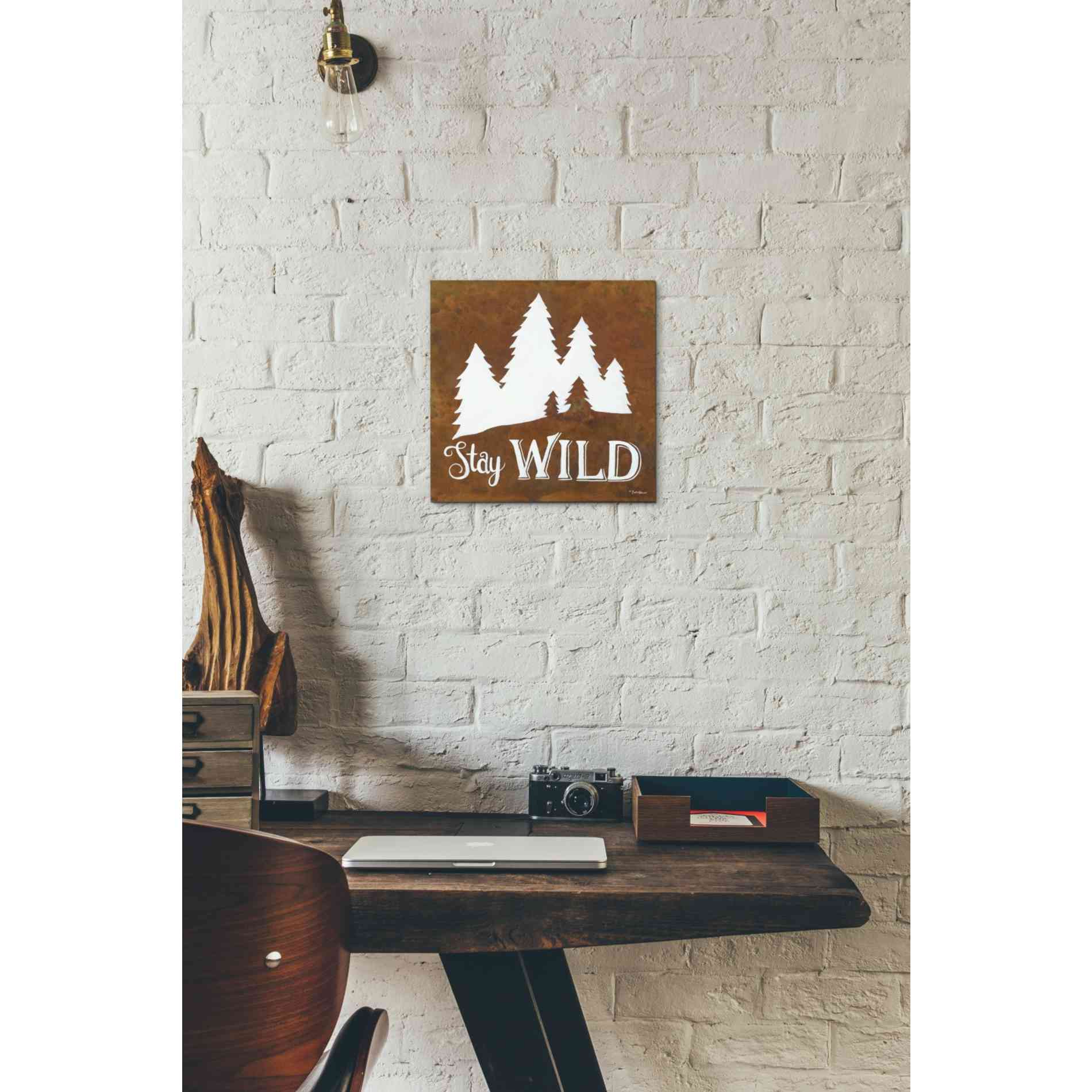 'Stay Wild' by Britt Hallowell, Canvas Wall Art,12 x 12