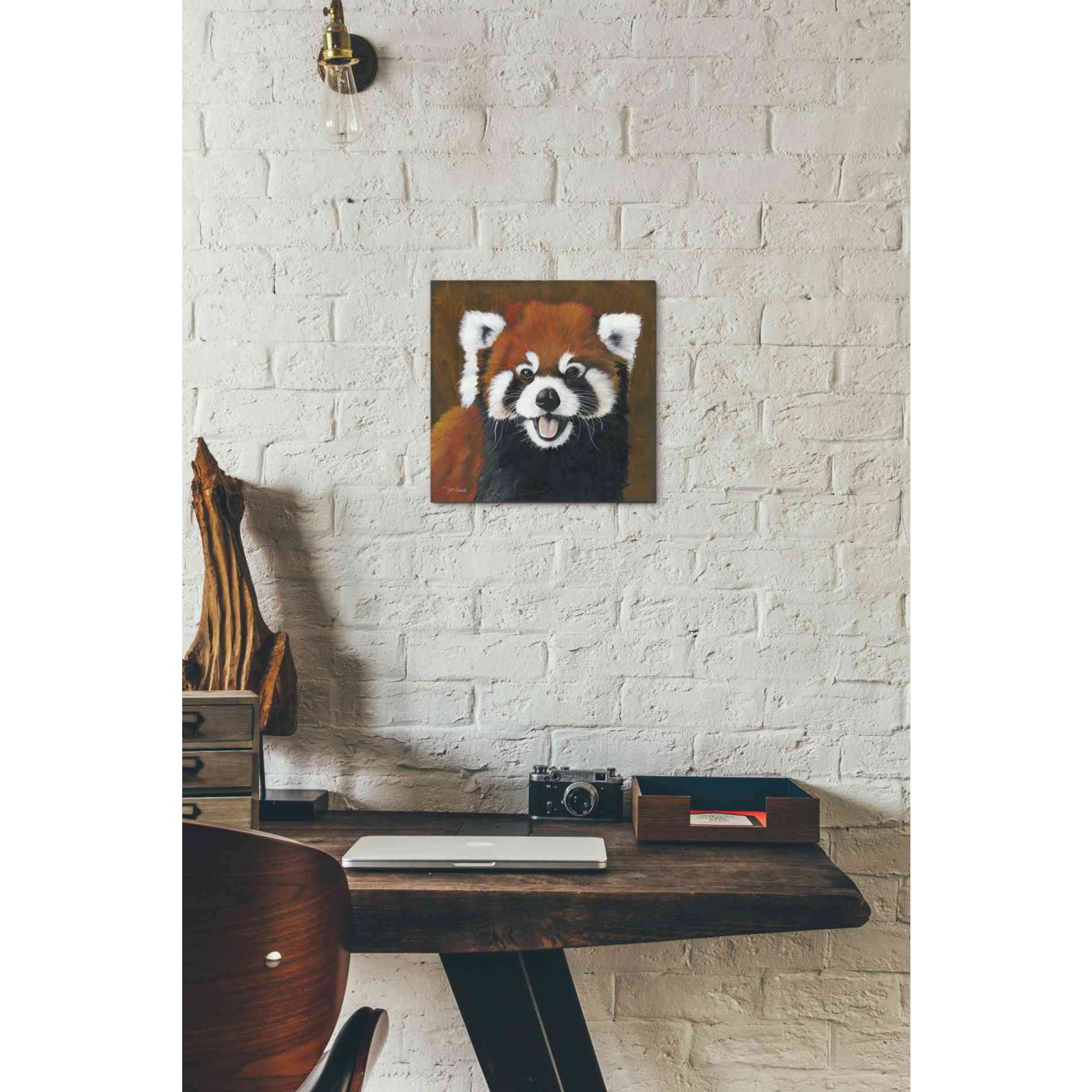 'Red' by Britt Hallowell, Canvas Wall Art,12 x 12