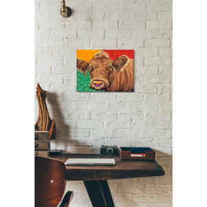 'Colorful Country Cows II' by Carolee Vitaletti, Giclee Canvas Wall Art