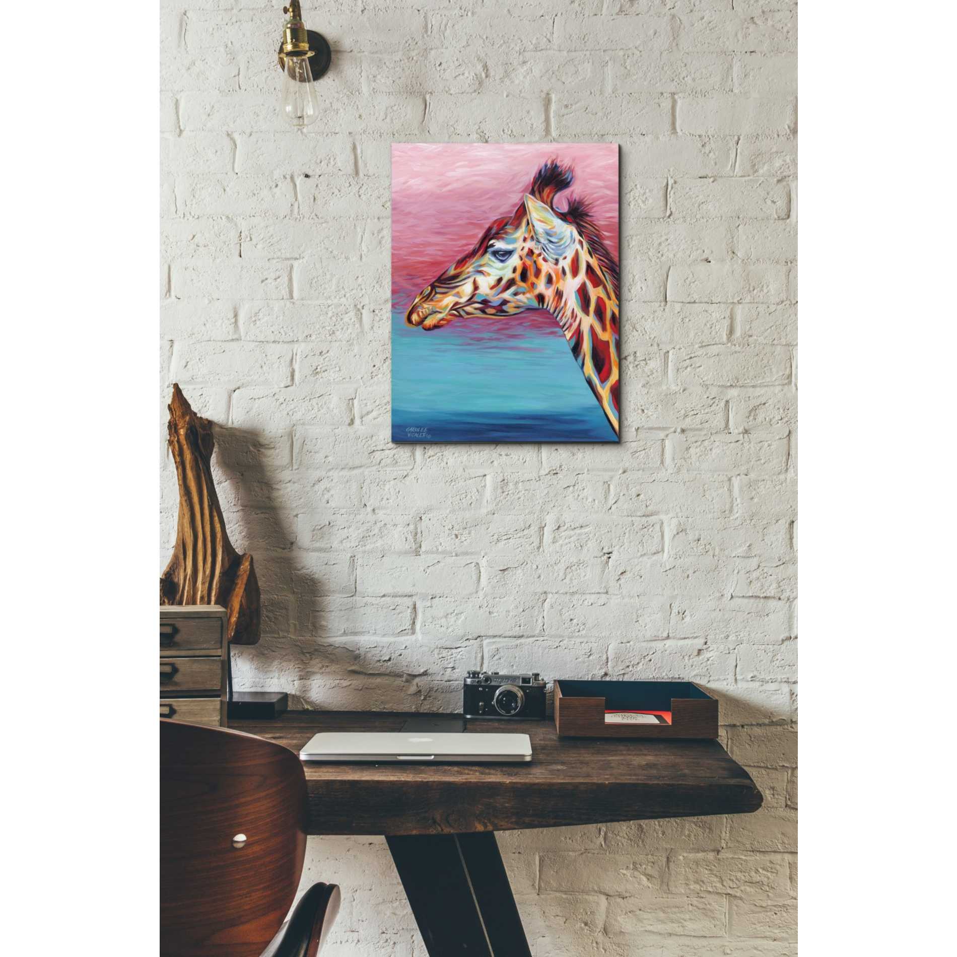 'Sky High Giraffe II' by Carolee Vitaletti, Giclee Canvas Wall Art