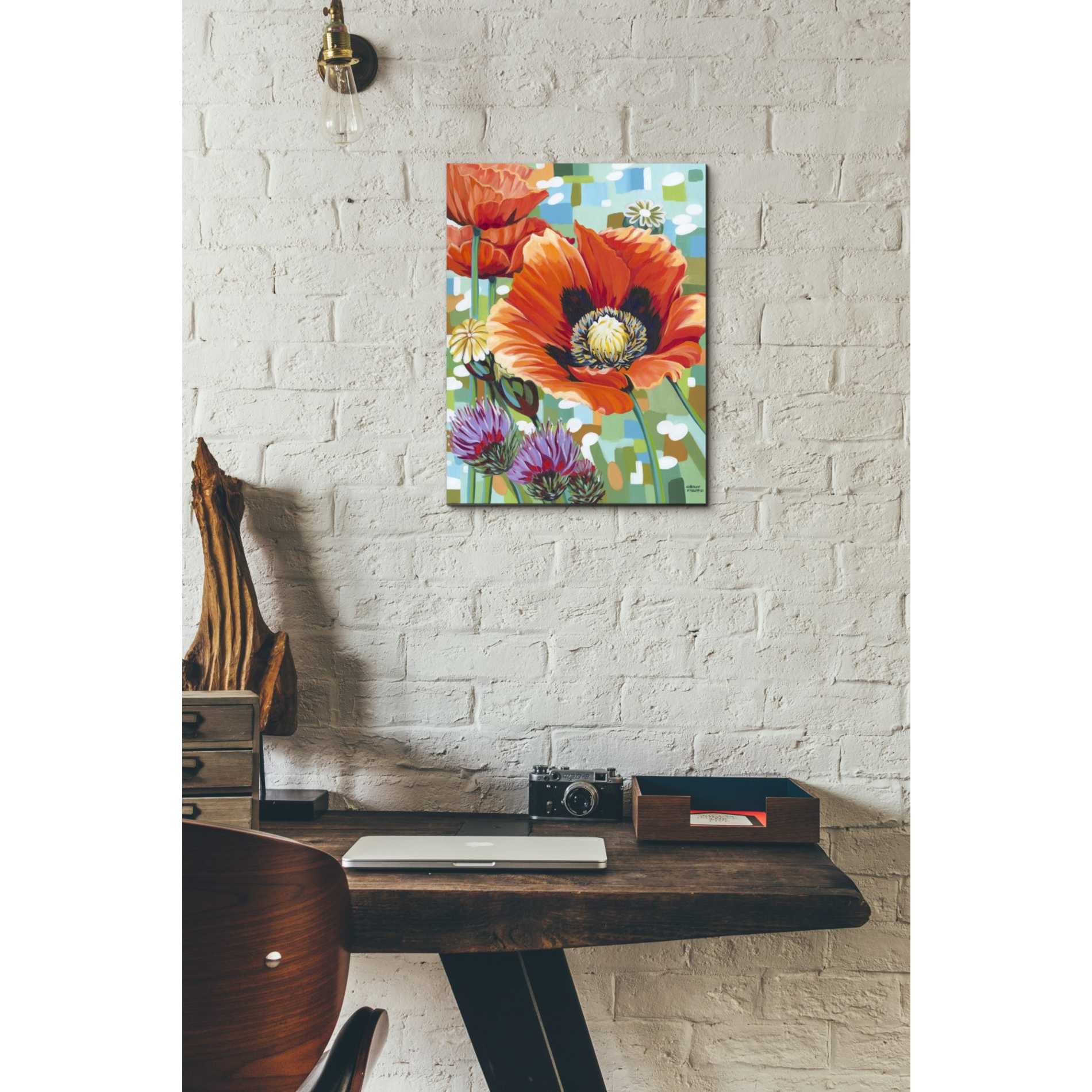 'Vivid Poppies II' by Carolee Vitaletti, Giclee Canvas Wall Art