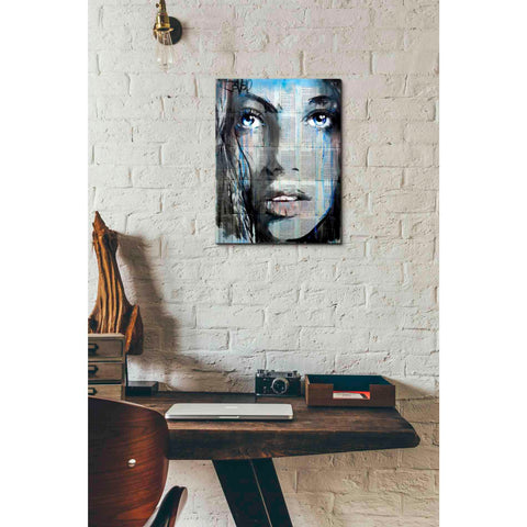 Image of 'Blue Sway' by Loui Jover, Canvas Wall Art,12 x 16