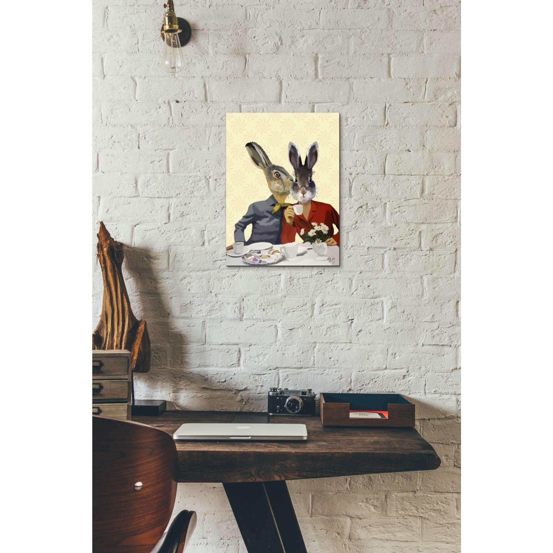 'Ladies Gossiping' by Fab Funky, Giclee Canvas Wall Art