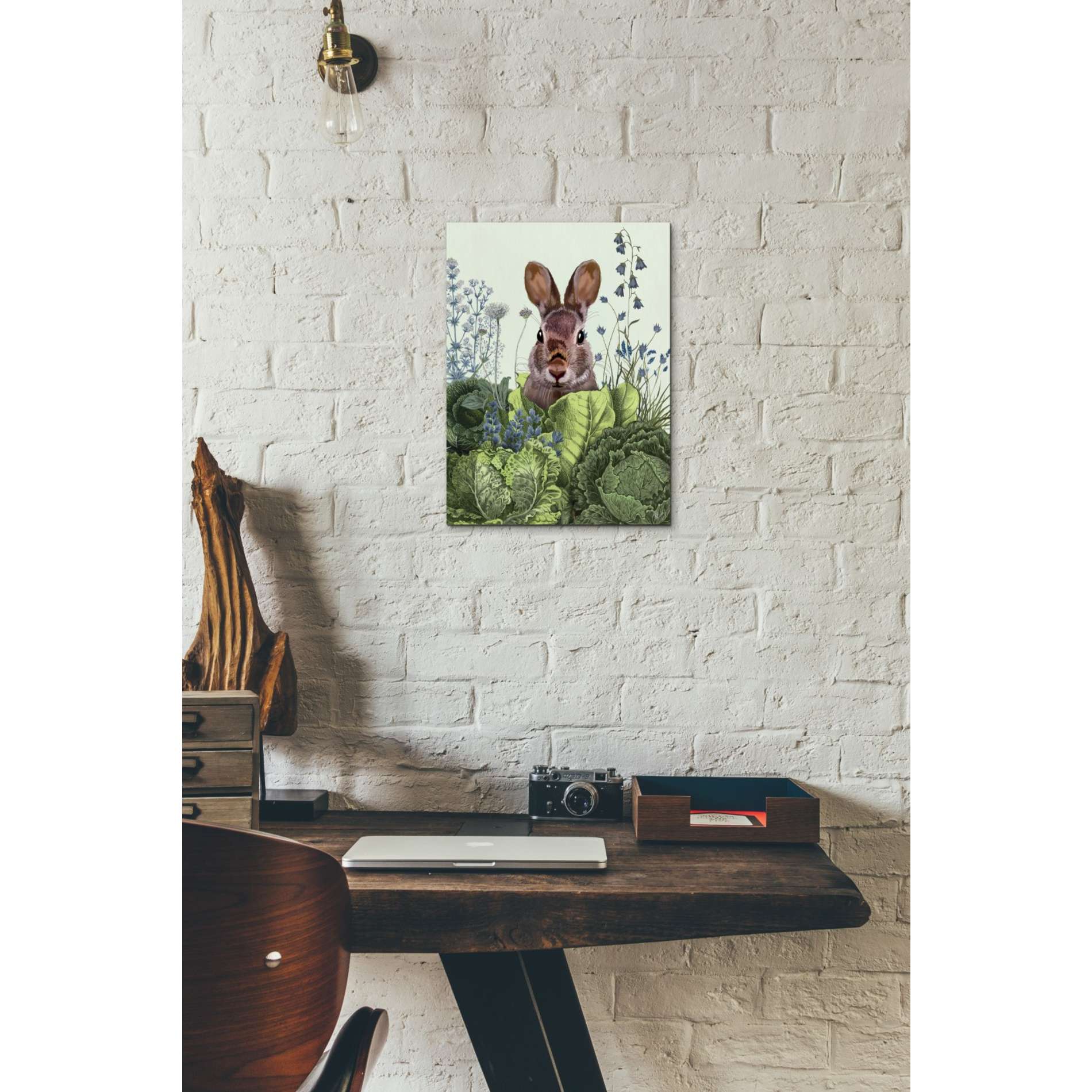 'Cabbage Patch Rabbit 6 ' by Fab Funky, Giclee Canvas Wall Art