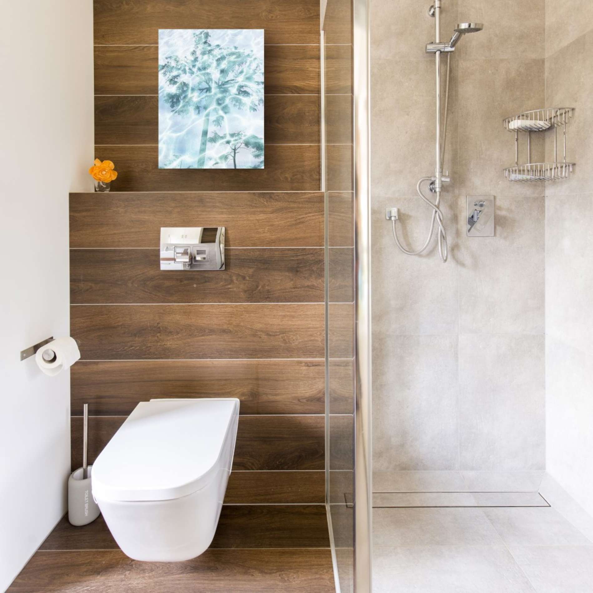 'Cyan Tree 1' by Irena Orlov, Canvas Wall Art,12 x 16