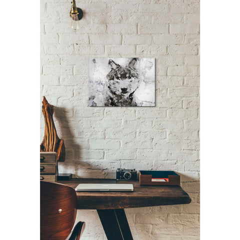 Image of 'Rustic Wolf Portrait 3' by Irena Orlov, Canvas Wall Art,16 x 12