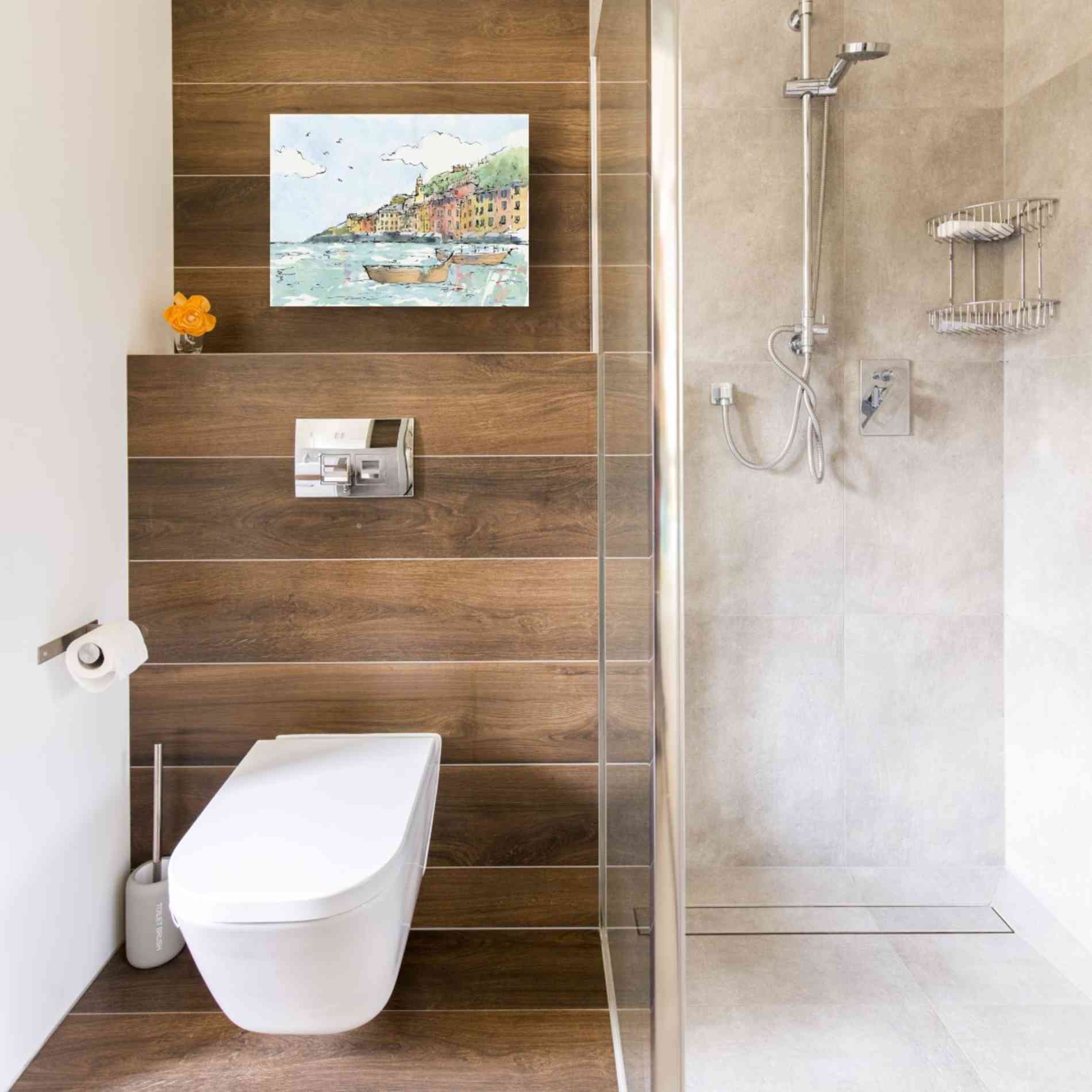 'Portofino I' by Anne Tavoletti, Giclee Canvas Wall Art