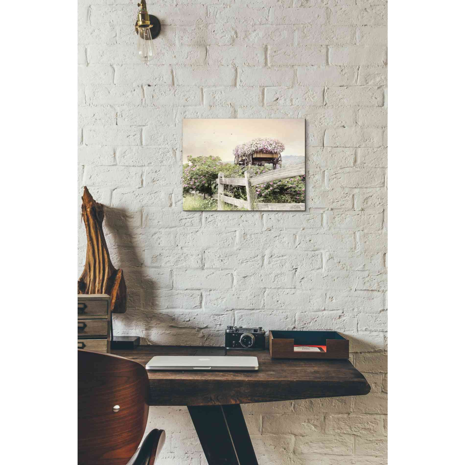 'Flower Wagon' by Lori Deiter, Canvas Wall Art,16 x 12